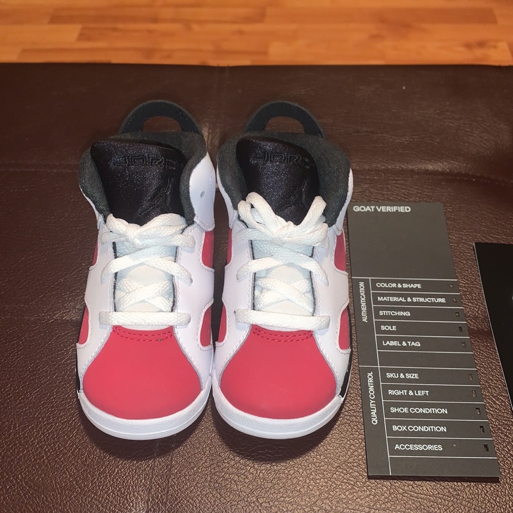 Jordan 6 Retro (TD) Carmine 2021 7C (Toddler)